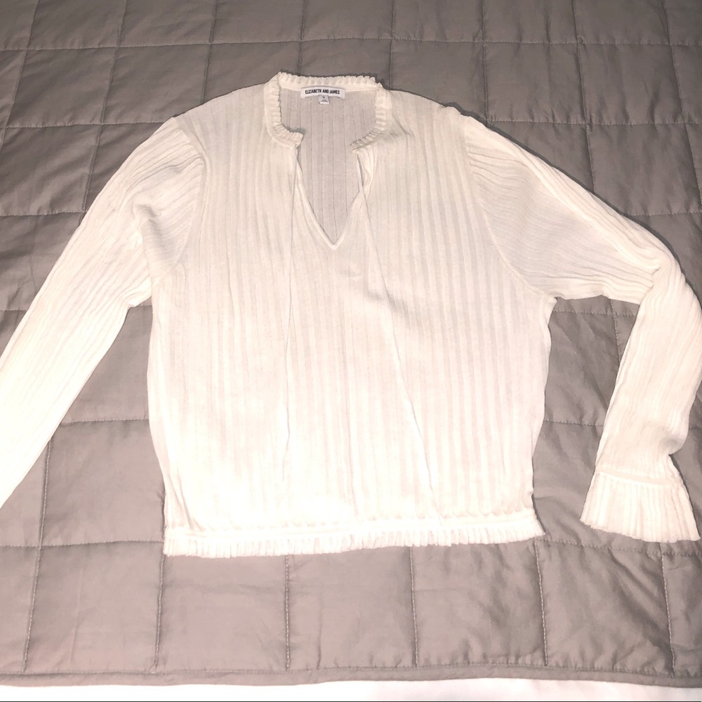 Elizabeth and James small white blouse